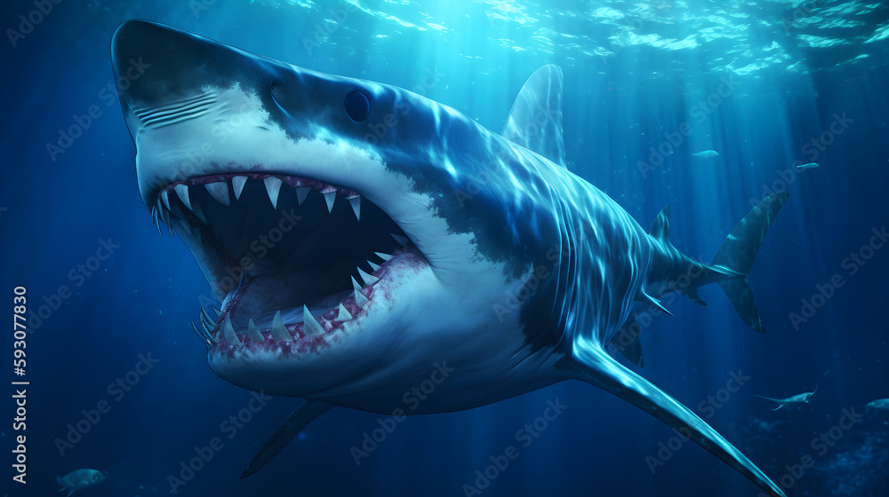 Naklejka premium shark