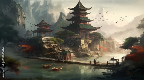 Chinese Style Fantasy Art