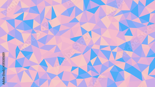 Abstract mosaic abstract background. Colour light triangular low poly style pattern wallpaper