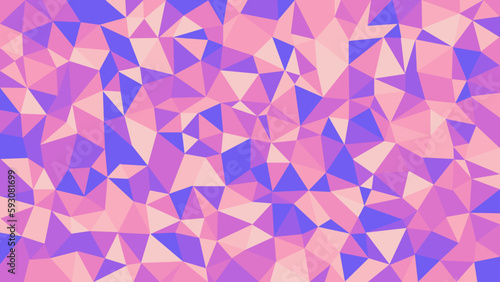 Abstract mosaic abstract background. Colour light triangular low poly style pattern wallpaper