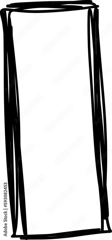 Scribble Rectangular Shape Scribble Rectangular Shape