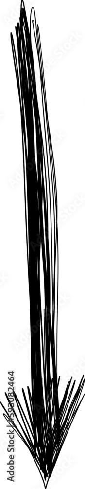 Obraz premium Scribble Arrow