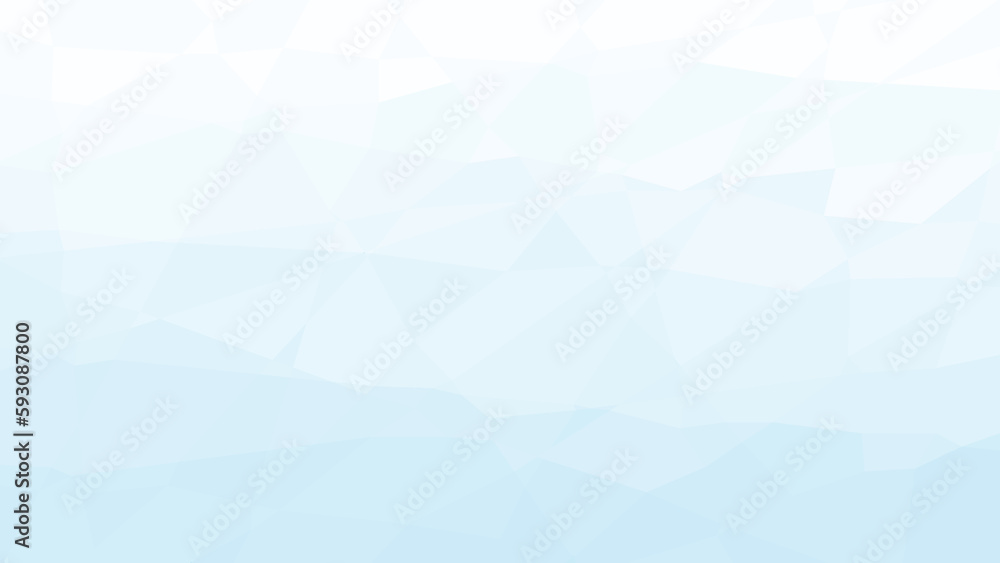 Abstract Polygon style background wallpaper in sky and white color by illustrator Created using generative AI.