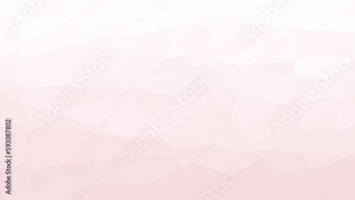 Abstract Polygon style background wallpaper in pink and white color by illustrator Created using generative AI.