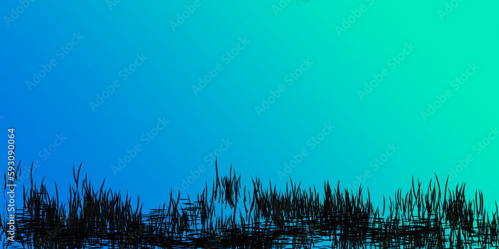 Obraz premium grass and sky background