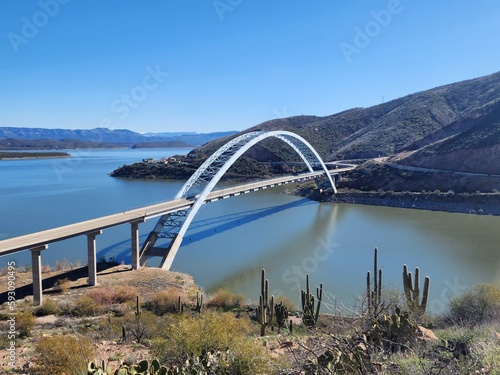 Картината върху платно Bridge in Tonto Basin, Arizona