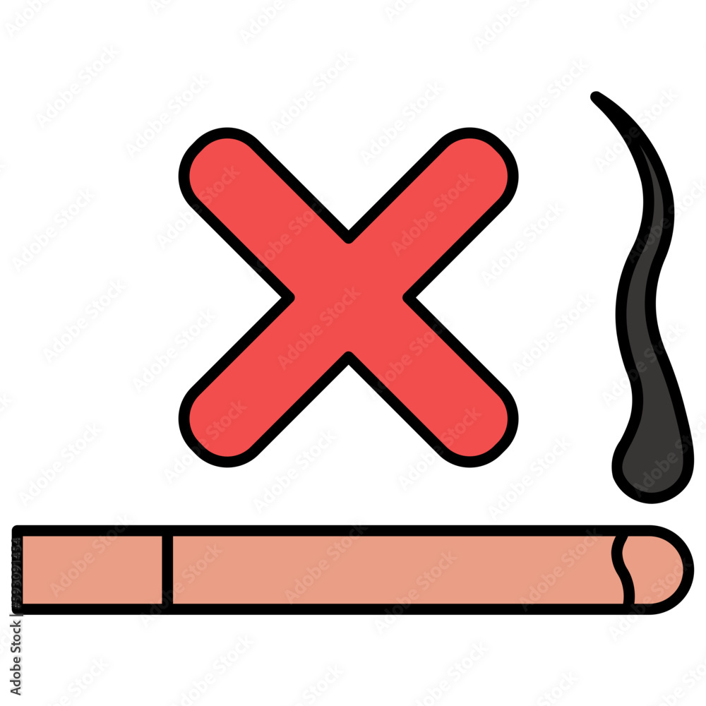 Obraz premium cigarette icon