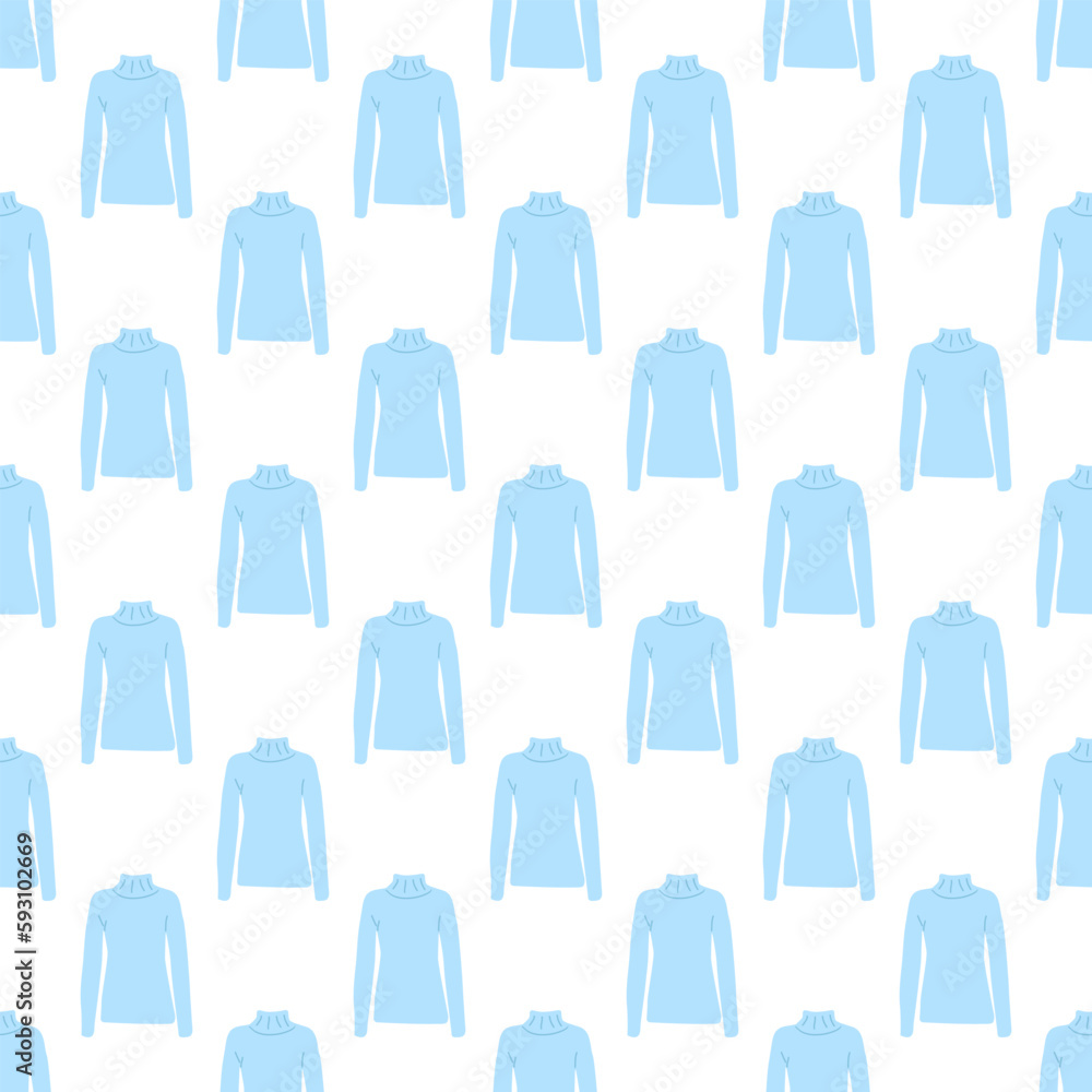Color seamless pattern with spring fashion clothes on white background for wallpaper design. Template design. Vector flat illustration... Color seamless pattern with spring fashion clothes on white background for wallpaper design. Template design. Vector flat illustration...
