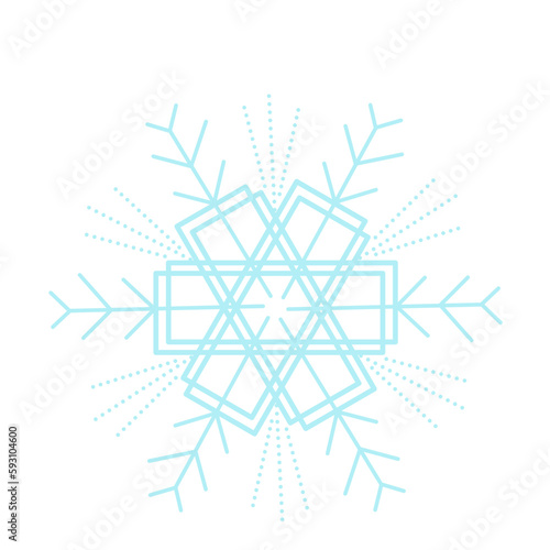 Snowflake illustration 