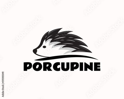 head mascot hedgehog porcupine art logo icon symbol design template illustration inspiration photo