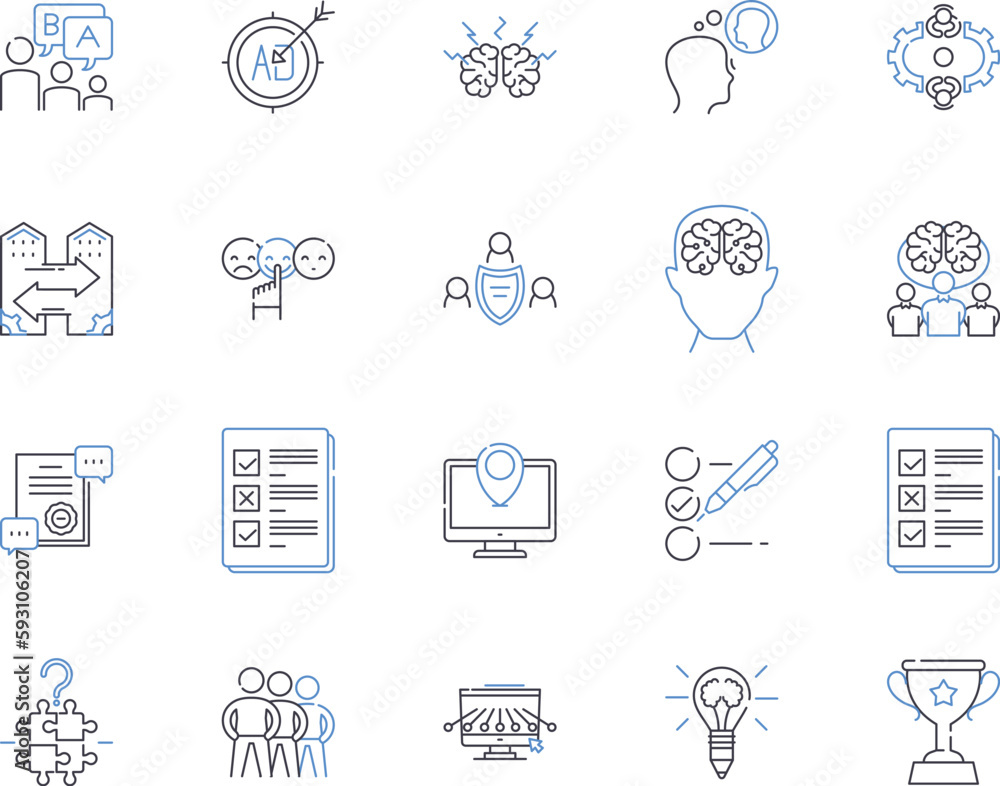 Corporation advance outline icons collection. Corporation, Advance, Funding, Capital, Investment, Loan, Growth vector and illustration concept set. Profit, Expansion, Merger linear signs
