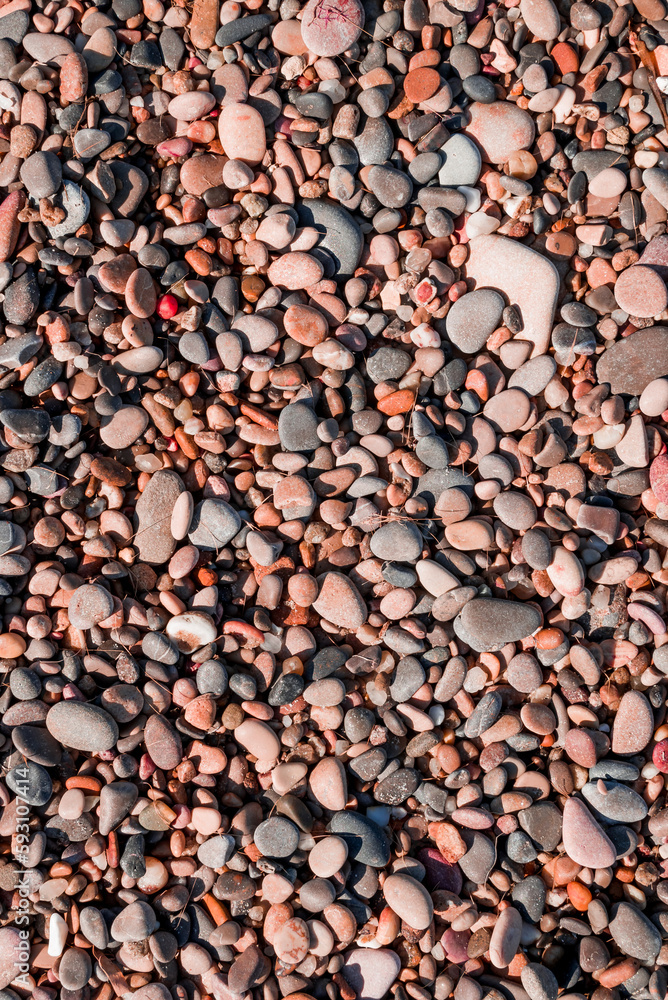 Sea pebbles. Small stones gravel texture background. Sea pebbles. Small stones gravel texture background.