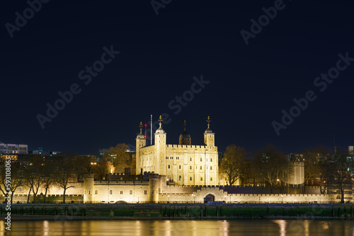 Tower of London at night. England