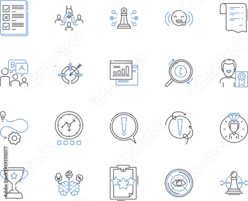 Corporation progress outline icons collection. Growth, Expansion, Progress, Development, Advancement, Expansion, Profits vector and illustration concept set. Expansion, Expansion, Mergers linear signs