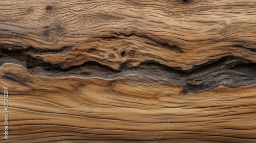 Lignum Vitae Driftwood Texture Wooden Background - generative ai photo