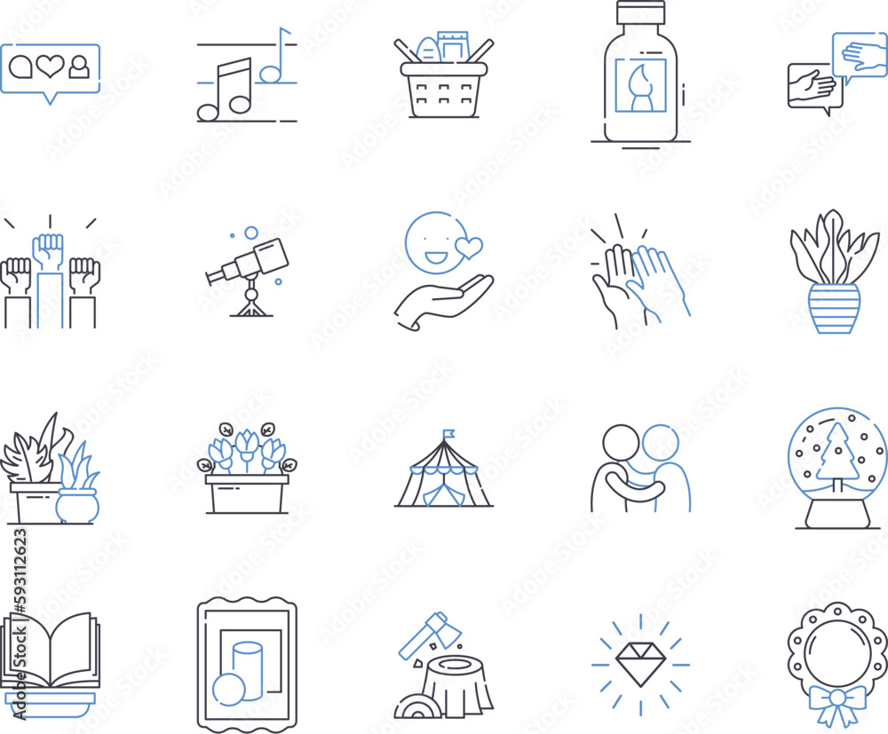Hobbies and learning outline icons collection. Crafting, Reading, Painting, Skating, Swimming, Trekking, Cooking vector and illustration concept set. Programming, Gaming, Martial Arts linear signs Hobbies and learning outline icons collection. Crafting, Reading, Painting, Skating, Swimming, Trekking, Cooking vector and illustration concept set. Programming, Gaming, Martial Arts linear signs