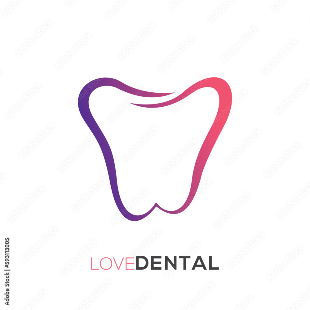 Dental logo, vector illustration icon design. Dental logo, vector illustration icon design.