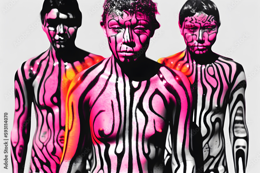 Fototapeta premium Colorful Fashion & Lifestyle Tribal Pop