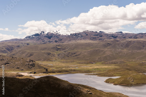 Ausangate Andes mountains in Peru near Cuzco city, Ausangate trek, Peru, South America