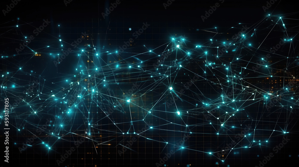 Abstract digital technology background generative ai Abstract digital technology background generative ai