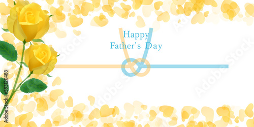 父の日　バラ　和柄　背景