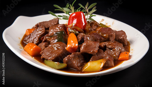 Satisfy Your Cravings with Our Mouthwatering Beef Delight: Perfectly Cooked and Seasoned to Perfection!