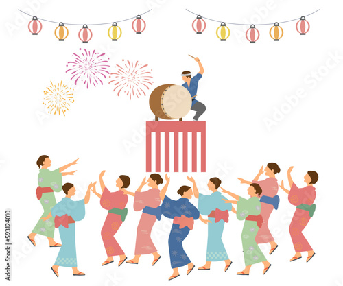 夏祭り　盆踊り大会