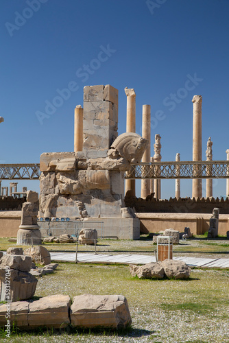 Hall of hundred columns, Persepolis, Iran