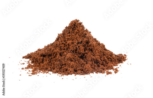 coffee powder on transparent png