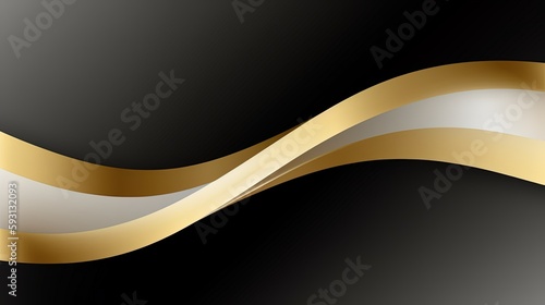 Wallpaper Mural Abstract black and golden background. Luxury design.Generative Ai Torontodigital.ca