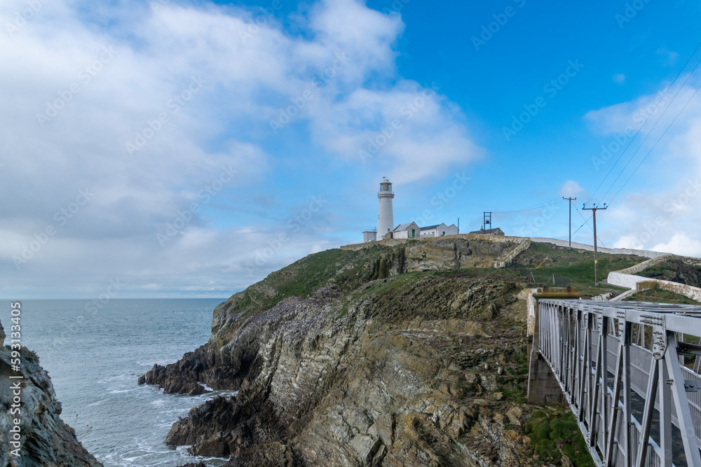 Obraz premium South Stack Lighthouse, Holyhead
