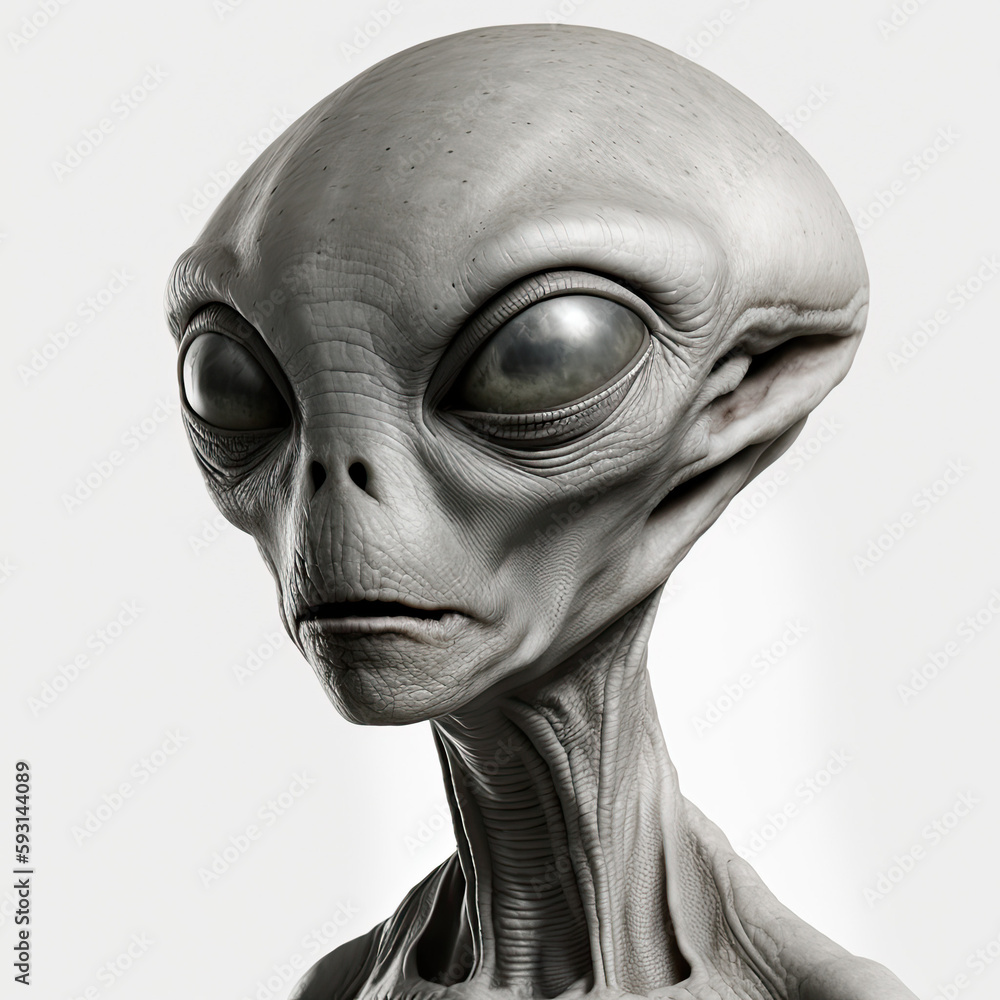 Obraz premium Zeta Grey Alien