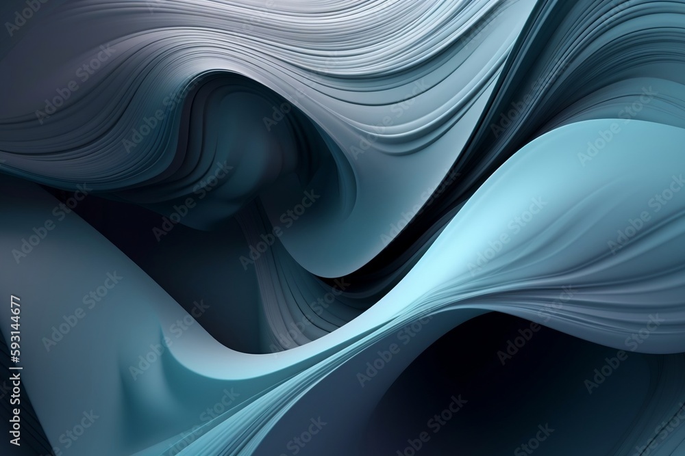 a beautiful abstract vibrant wallpaper in gray and blue, style of flowing fabric. generative AI a beautiful abstract vibrant wallpaper in gray and blue, style of flowing fabric. generative AI