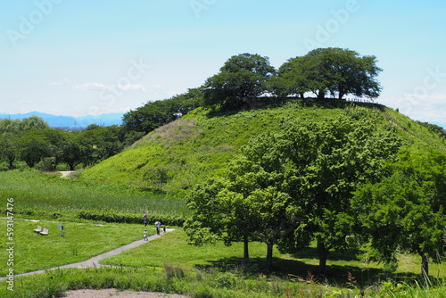 丸墓山古墳（埼玉古墳群）, Maruhakayama Burial Mound in The Sakitama Burial Mounds, Gyoda City, Saitama Prefecture, Japan photo