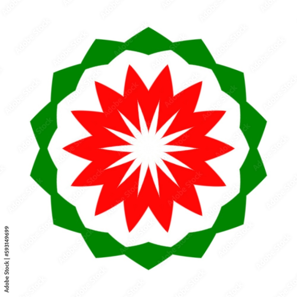 Mandala flower simple decoration for element design Mandala flower simple decoration for element design