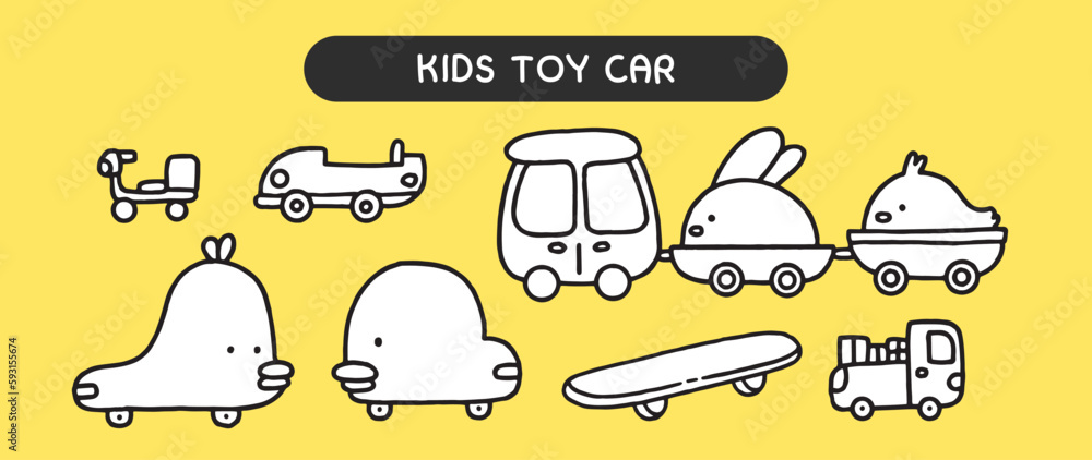 kids toy car doodles kids toy car doodles