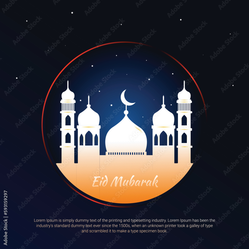 Islamic background design for eid mubarak Islamic background design for eid mubarak