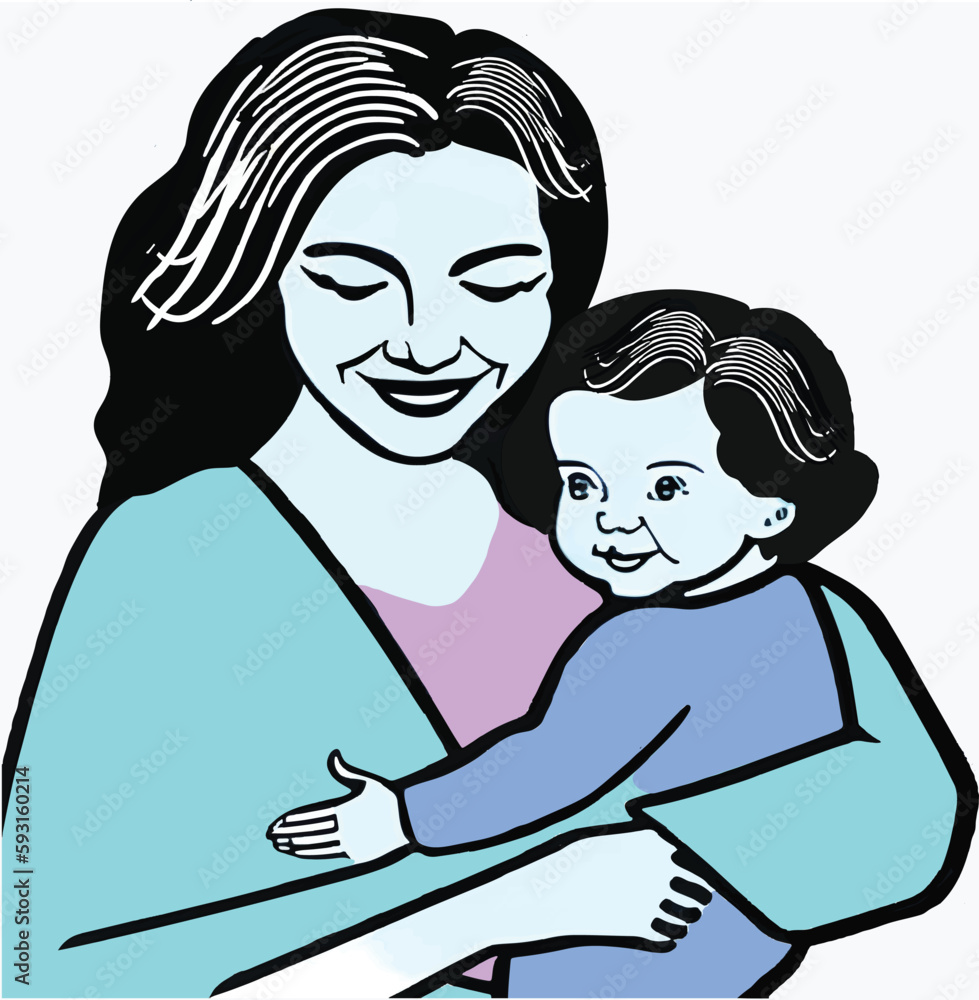 Happy mother's day hug