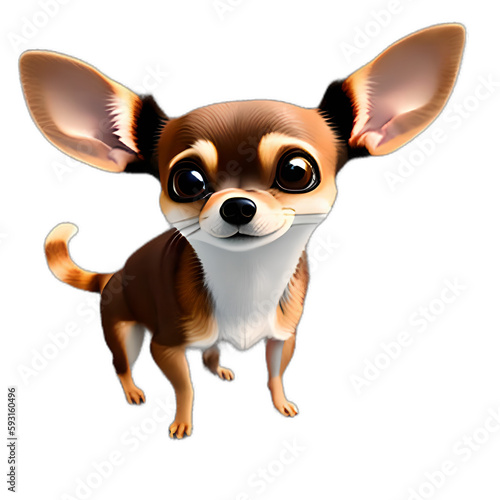 illustration dog Chihuahua)