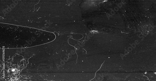 Scratched scanned texture of old film with noise and dust. photo