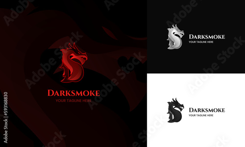 Letter d book shape logo design for books stores and publishing companies