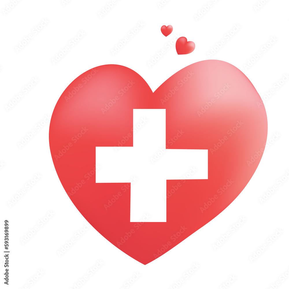 3d red heart with plus sign icon in pink background. heartbeat or cardiogram for healthy lifestyle, pulse beat measure, cardiac assistance, medical healthcare. 3d aid vector icon render illustration 3d red heart with plus sign icon in pink background. heartbeat or cardiogram for healthy lifestyle, pulse beat measure, cardiac assistance, medical healthcare. 3d aid vector icon render illustration
