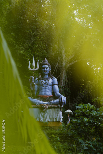Statue of Shiva in Bali. photo