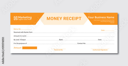 Money Receipt template