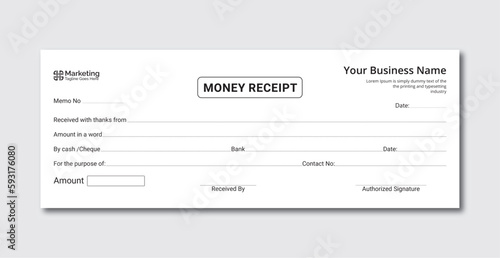 Money Receipt template