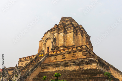 Wat Chedi Luang in Chiang Mai  Thailand