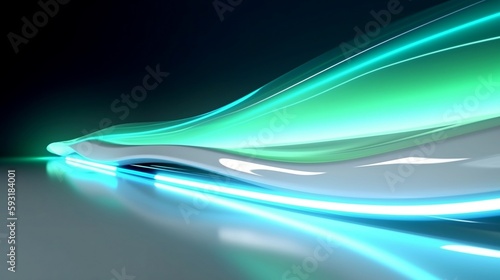 abstract blue wave background