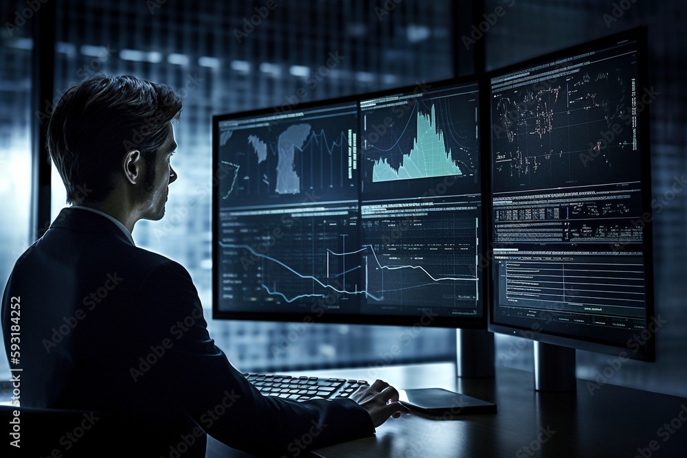 Data Analyst at Work, Dashboard with Charts and KPIs, Driving Informed Decisions with Generative AI Data Analyst at Work, Dashboard with Charts and KPIs, Driving Informed Decisions with Generative AI