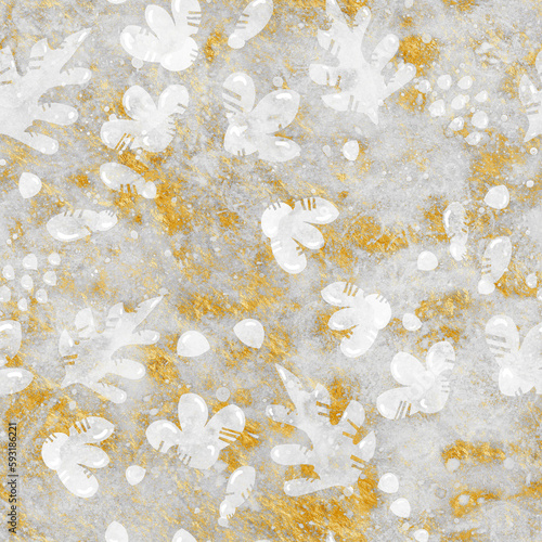 Seamless pattern with ornament. Illustration for the design of packaging, wrappers, postcards and scrapbooking. Printing on fabric and paper.