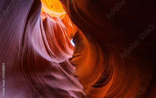 colorful antelope canyon 
